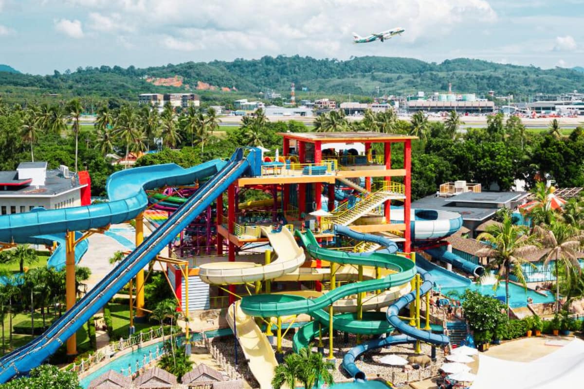 วิวของสวนน้ำ Splash Jungle Water Park